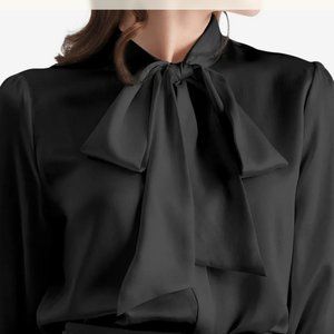 Hugo Boss Blouse Black Bow Tie